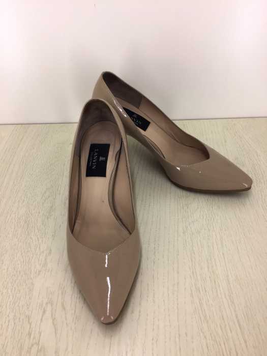 LANVIN COLLECTION（ランバンコレクション） エナメルヒールパンプス レディース シューズ