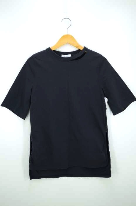UNITED ARROWS green label relaxing（ユナイテッドアローズグリーンレーベルリラクシング） SC デコルテ スリット ロング Tシャツ レディース トップス