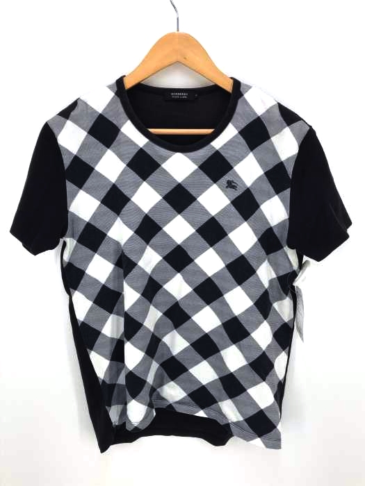 BURBERRY BLACK LABEL（バーバリーブラックレーベル） 市松模様柄tシャツ メンズ トップス