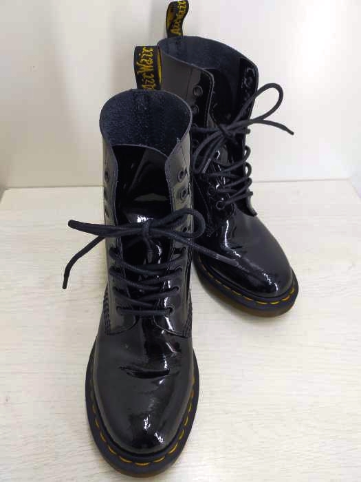 Dr Martens（ドクターマーチン） CLEMENCY IN BLACK PATENT LAMPER レディース シューズ