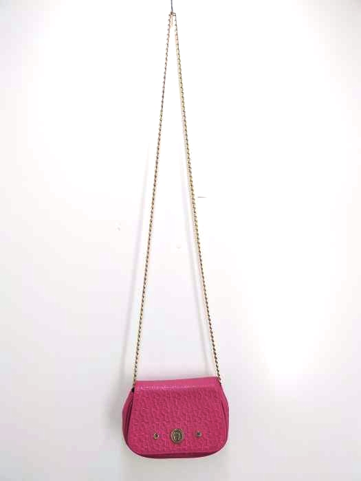 AIGNER（アイグナー） 型押し ロゴショルダーバッグ レディース バッグ