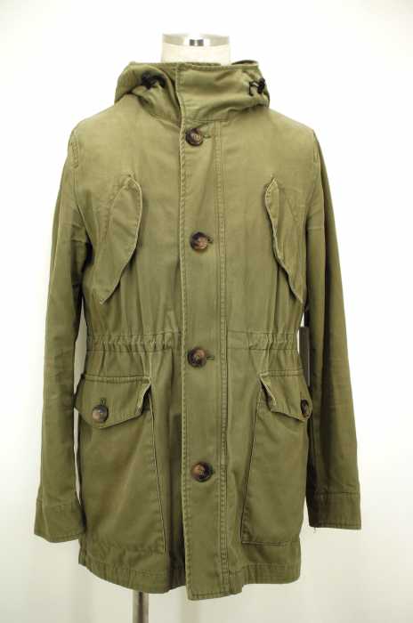 ZARA MAN （ザラマン） カモ柄ライナー付モッズコート メンズ アウター