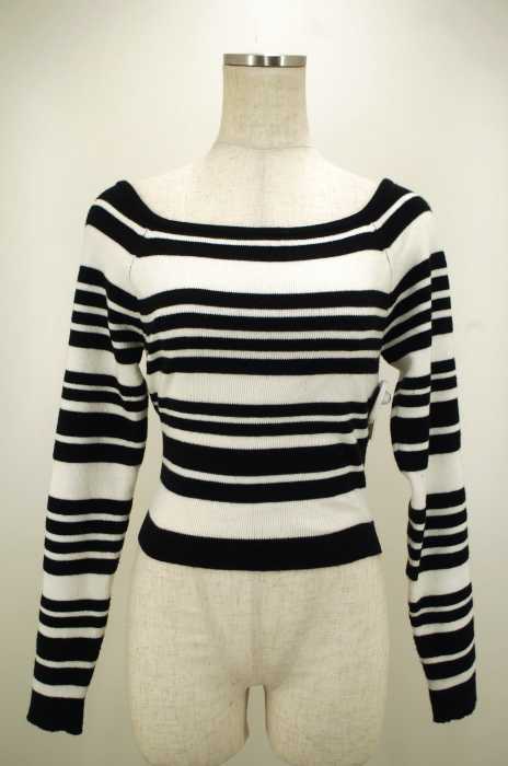 MURUA （ムルーア） 14AW マルチボーダーニットトップス レディース トップス