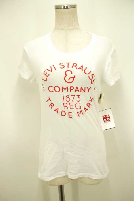 Levi's (リーバイス) 刺繍入りプリントTシャツ レディース トップス