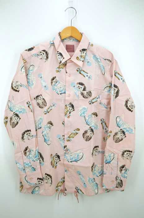 KARL HERMUT(カールヘルム) ヘッジホッグ 総柄 シャツ メンズ トップス