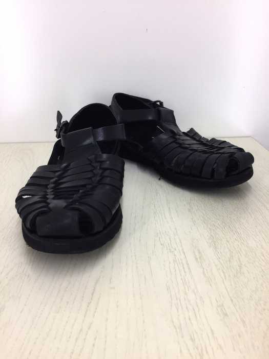 UNITED ARROWS green label relaxing × ELLA（エラ ユナイテッドアローズ グリーンレーベル リラクシング） 別注 編み込み レザーサンダル メンズ シューズ