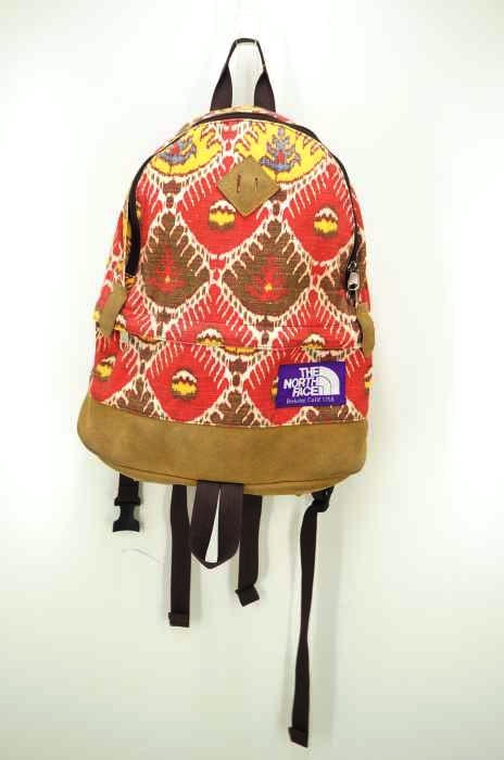 THE NORTH FACE PURPLE LABEL（ノースフェイスパープルレーベル） エスニック柄デイパック　総柄バックパック　スウェード切替 メンズ バッグ