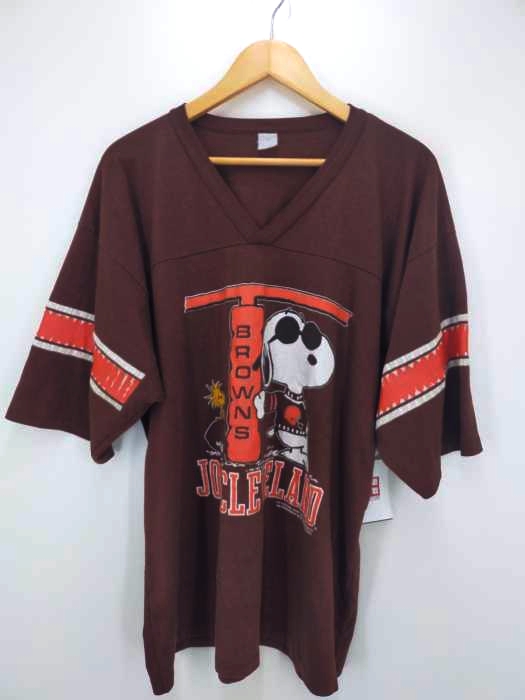 USED古着（ユーズドフルギ） 70S ヴィンテージ JOE CLEVELAND BROWNS Tシャツ メンズ トップス