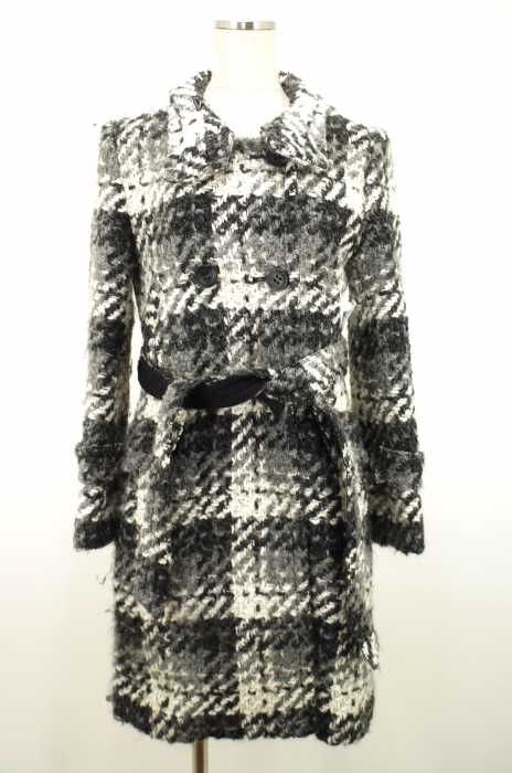 BODY DRESSING Deluxe （ボディドレッシングデラックス） アルパカ混ウールニットステンカラーコート レディース アウター