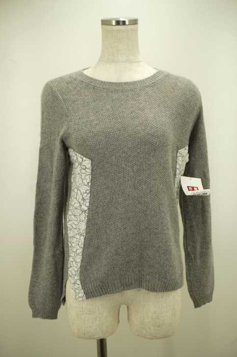 UNITED ARROWS TOKYO (ユナイテッドアローズトウキョウ) ウール混 レース切替 レディース トップス