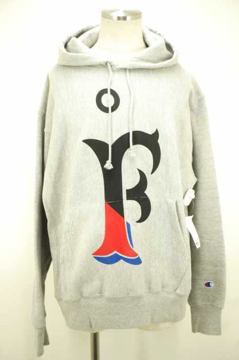 facetasm×champion(ファセッタズム×チャンピオン) リバースウィーブ プルオーバー プリント メンズ トップス