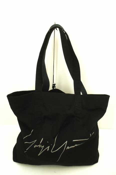 Yohji Yamamoto(ヨウジヤマモト) ロゴプリントウールBAG メンズ バッグ