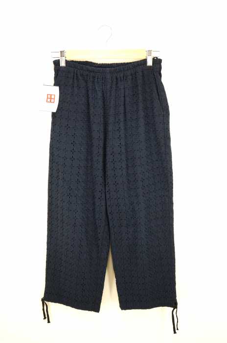tricot COMME des GARCONS （トリココムデギャルソン） AD2008 総柄 型抜き模様 ワイドテーパード レディース パンツ