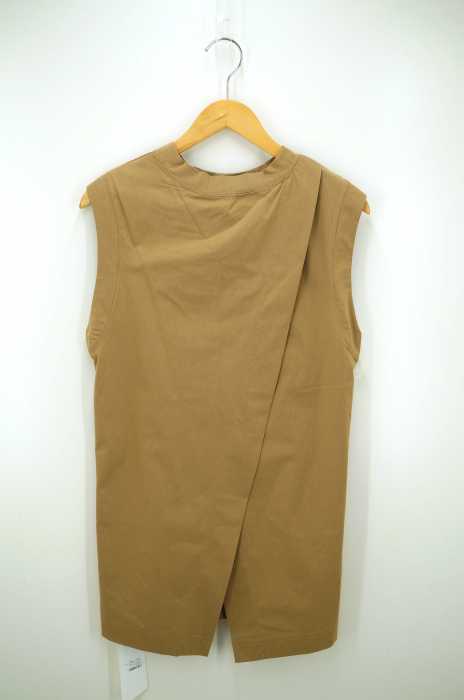 styling/ kei shirahata(スタイリング ケイシラハタ) 19SS バックスリットカットトップス レディース ワンピース