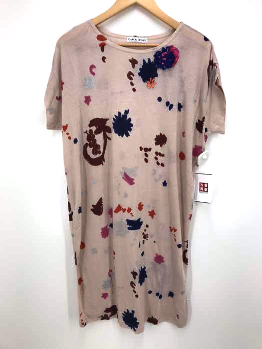 TSUMORI CHISATO(ツモリチサト) リボン装飾 総柄ワンピース レディース ワンピース