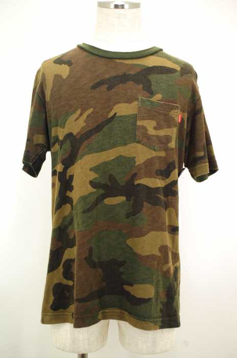 Supreme （シュプリーム） カモ柄ポケットTシャツ メンズ トップス