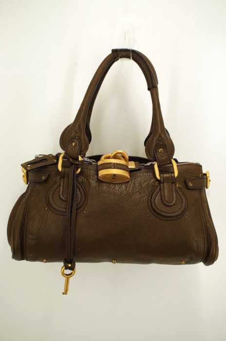 Chloe （クロエ） Paddington　カデナコンビレザーハンドバッグ レディース バッグ
