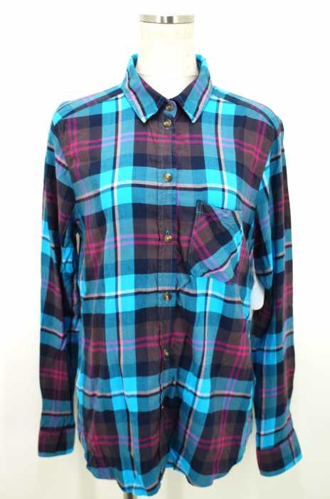 AMERICAN EAGLE OUTFITTERS （アメリカンイーグルアウトフィッターズ） VINTAGE BOYFRIEND チェック柄ボタンシャツ レディース トップス