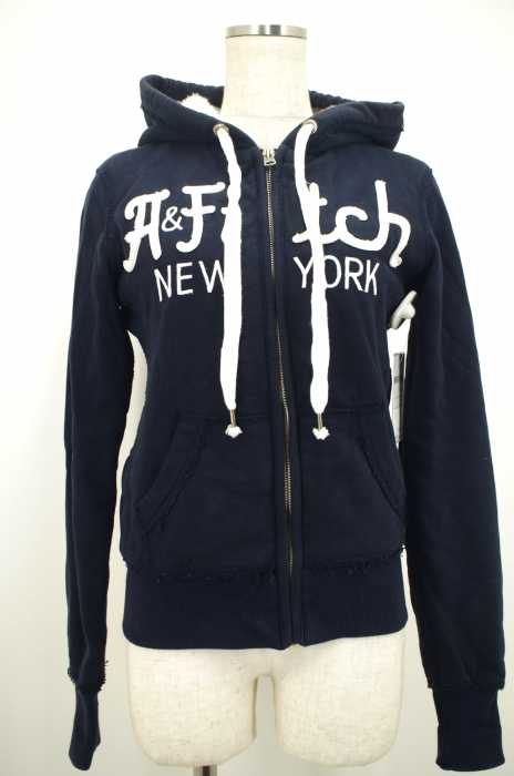 Abercrombie & Fitch （アバクロンビーアンドフィッチ） 裏起毛ジップアップスウェットパーカー レディース トップス