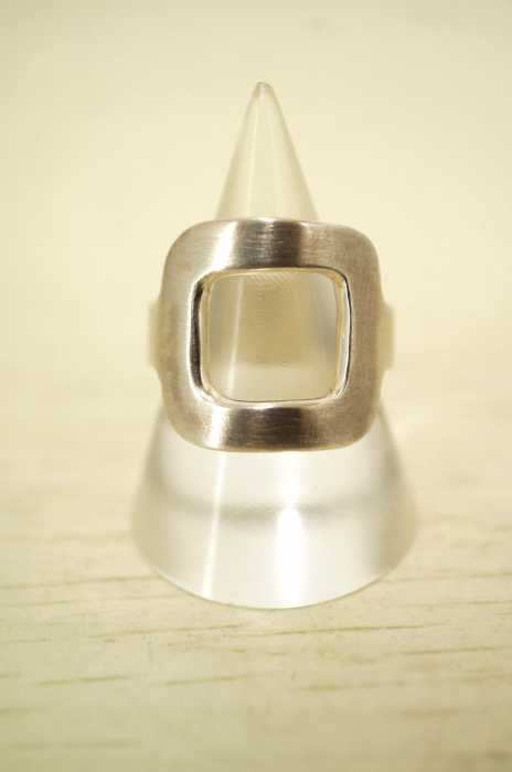 dress a dress （ドレスアドレス） SILVER スクエアモチーフリング レディース アクセサリー