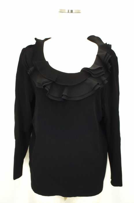TO BE CHIC （トゥービーシック） フリルニットカットソー レディース トップス