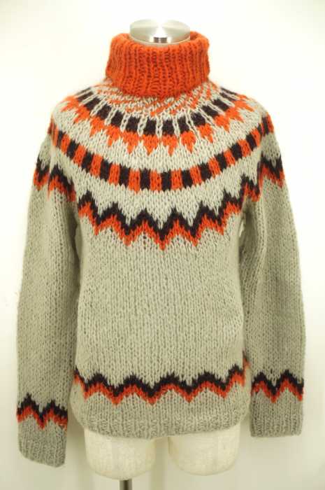 KATHARINE HAMNETT LONDON （キャサリンハムネットロンドン） モックネック鍵編みモヘヤ メンズ トップス