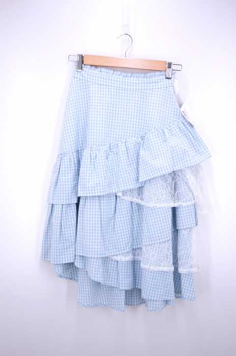 Ank Rouge（アンクルージュ） 19SS イレヘムギンガムミディスカート レディース スカート
