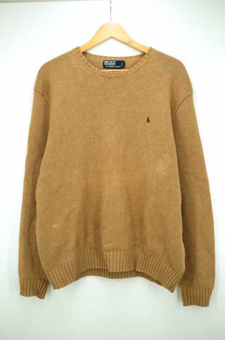 Polo by RALPH LAUREN （ポロバイラルフローレン） 90S MADE IN HONG KONG ワンポイントロゴ刺繍 セーター メンズ トップス