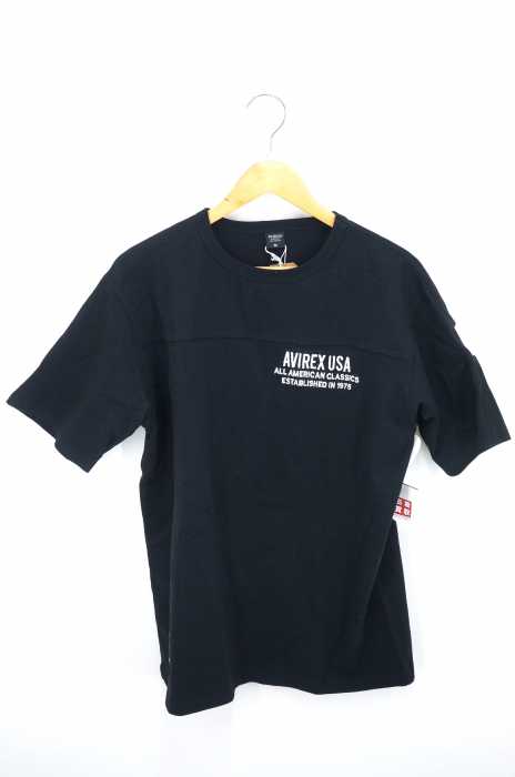 AVIREX（アヴィレックス） ビッグロゴ ルーズフィット カットソー メンズ トップス