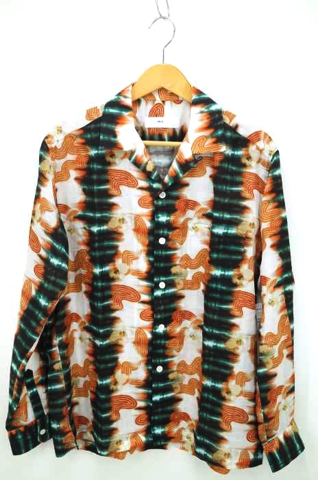 TOGA VIRILIS（トーガビリリース） Cupra cotton print shirt キュプラコットンプリントシャツ メンズ トップス