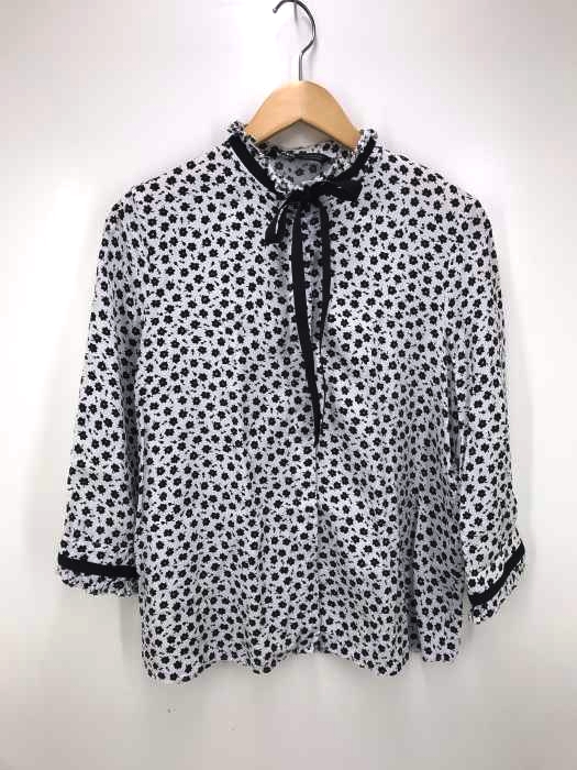 ZARA（ザラ） 花柄 リボンシャツブラウス レディース トップス