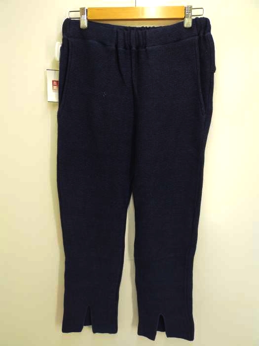 bukht（ブフト） 10G GARTER KNIT PT INDIGO メンズ パンツ