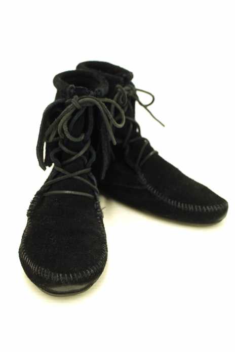Minnetonka （ミネトンカ） フリンジスウェードブーツ レディース シューズ