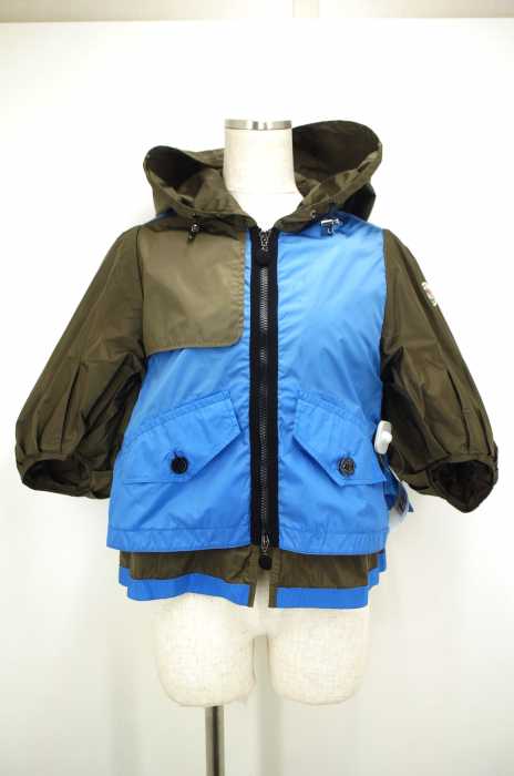 MONCLER (モンクレール) giubbotto blanchett ナイロンフーデッドジャケット レディース アウター
