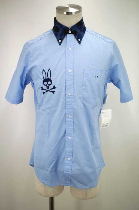 Psycho Bunny (サイコバニー) カモ切替ボタンダウンシャツ メンズ トップス