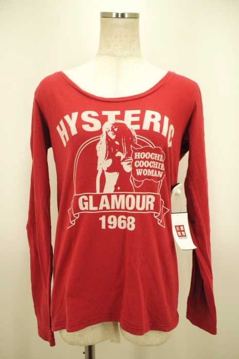 HYSTERIC GLAMOUR （ヒステリックグラマー） ガールプリントロングスリーブカットソー レディース トップス