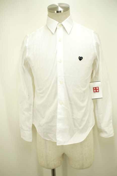 PLAY COMME des GARCONS （プレイコムデギャルソン） AD2014 ワンポイントワッペン付きボタンシャツ メンズ トップス