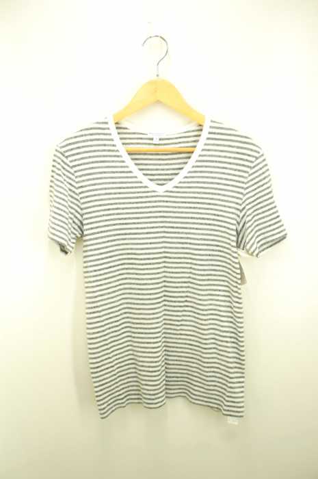 BEAUTY & YOUTH UNITED ARROWS (ビューティーアンドユースユナイテッドアローズ) フライス ボーダー Vネック ショートスリーブ カットソー メンズ トップス