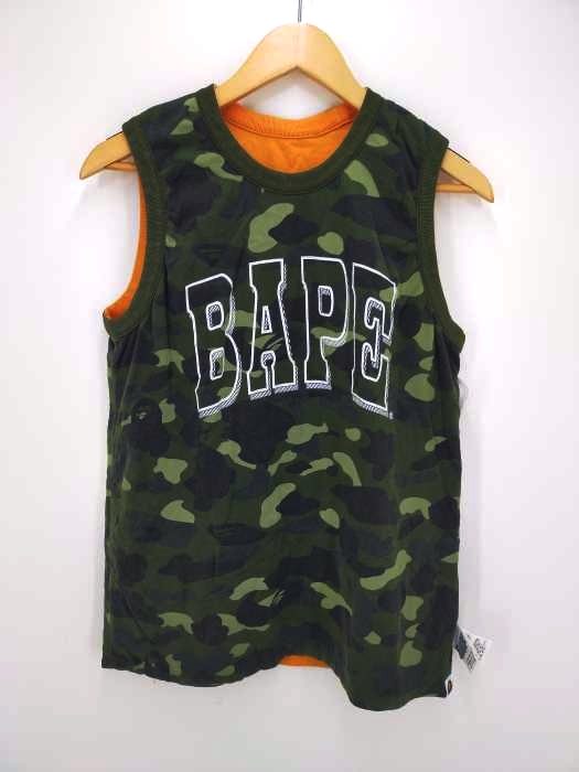 A BATHING APE（アベイシングエイプ） リバーシブルロゴタンクトップ メンズ トップス