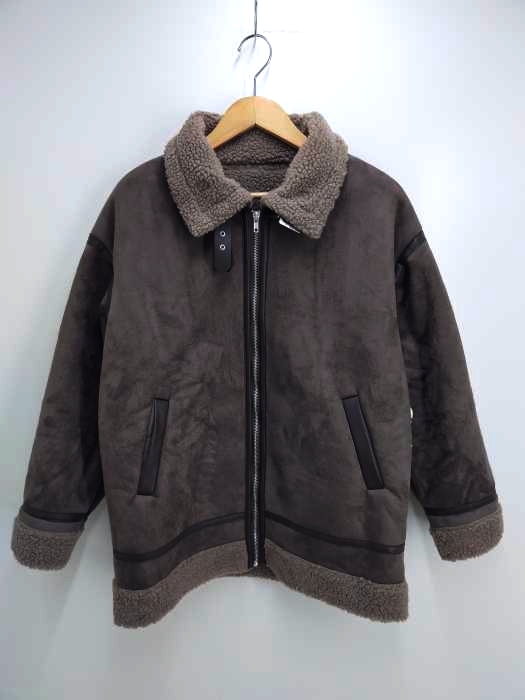 Thevon（ゼボン） フェイクムートンフライトジャケット レディース アウター