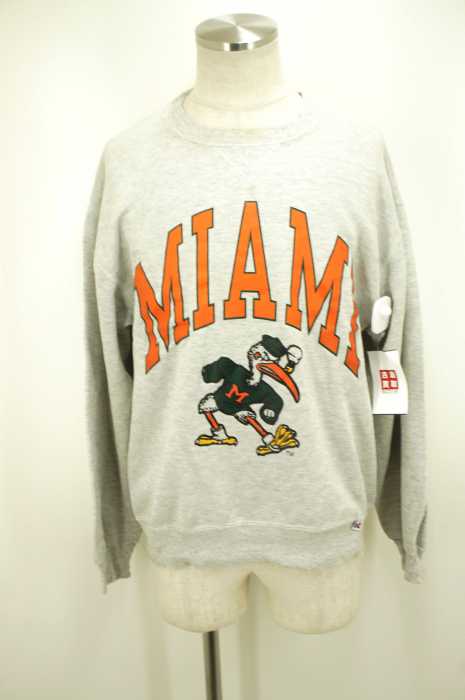 RUSSELL ATHLETIC (ラッセルアスレティック) MIAMIプリントクルーネックスウェットトップス メンズ トップス
