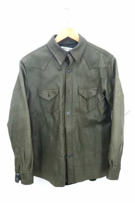 NUMBER ONE LEATHERS(ナンバーワンレザー) ホースレザーシャツ メンズ アウター