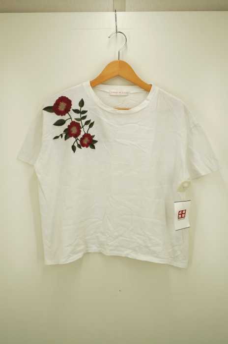 SENCE OF PLACE（センスオブプレイス） フラワーシシュウTシャツ レディース トップス