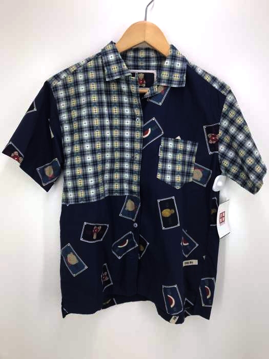 PINKHOUSE（ピンクハウス） 切替ベア総柄半袖シャツ レディース トップス