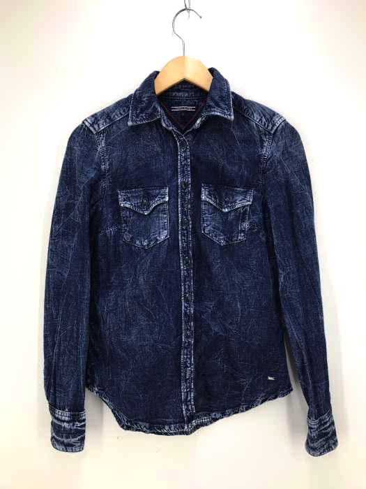 TOMMY HILFIGER（トミーヒルフィガー） シワ加工コットンシャツ レディース トップス