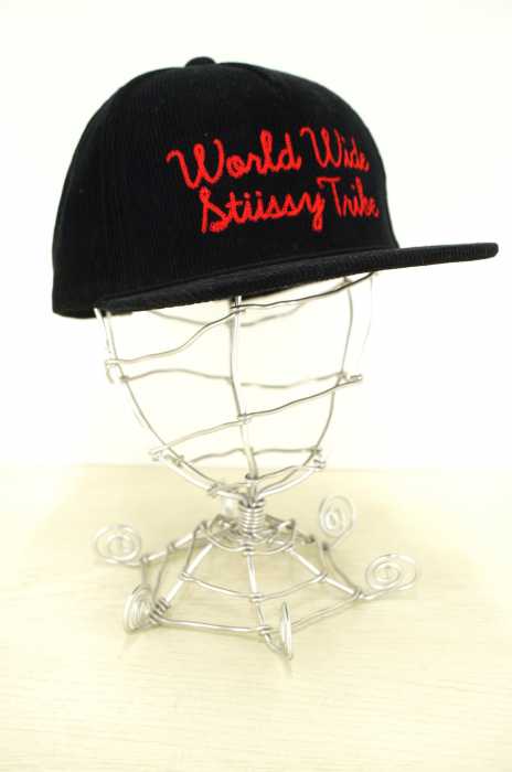STUSSY （ステューシー） USA企画 STUSSY SCRIPT CORD 刺繍コーデュロイスナップバック メンズ 帽子