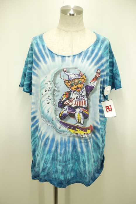 USED （ブランド不明）7712744071187 切りっぱなしプリントカットソー メンズ トップス