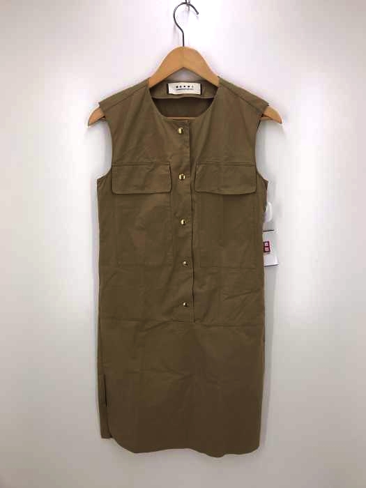 MARNI(マルニ) ハーフボタンノースリーブワンピース レディース ワンピース