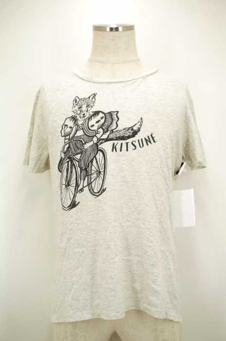 Kitsune' Tee （キツネティー） KITSUNE ロゴプリントTシャツ メンズ トップス