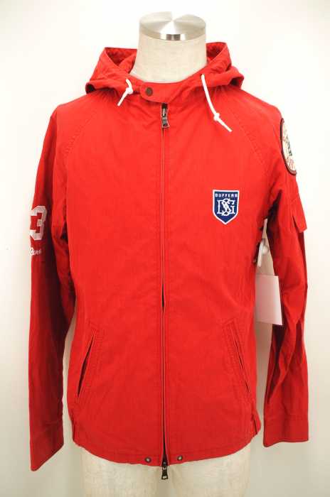 DUFFER （ダファー） ワッペン付きナイロンパーカー メンズ アウター